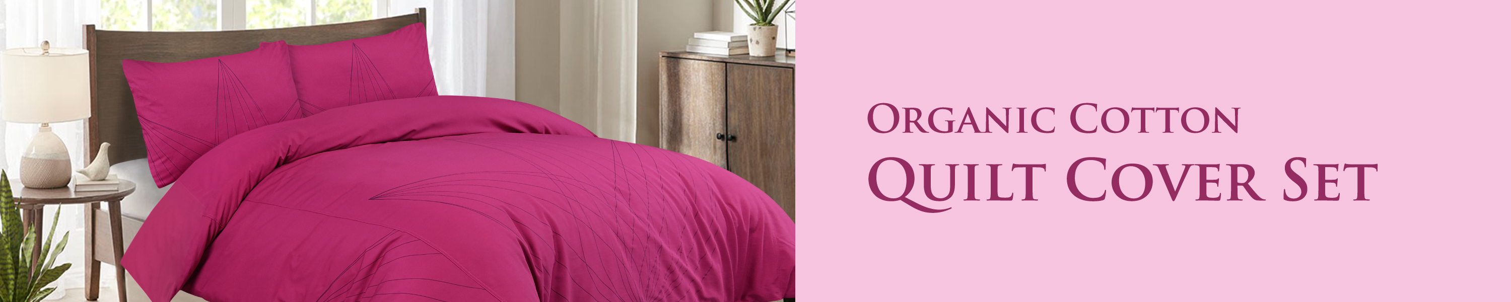 Australian Linen Company Organic Cotton Quilt Cover Set