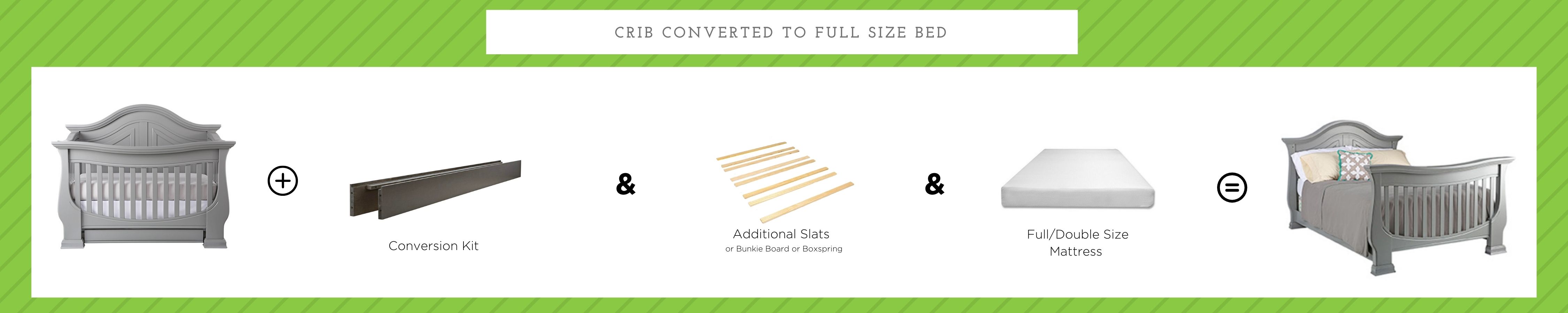 GrowwithMe Crib Conversion Kits Baby Appleseed Kits