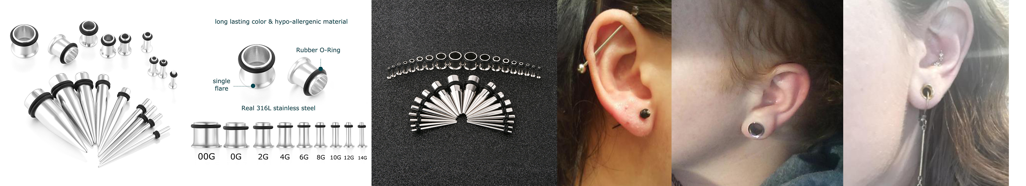 VCMART Ear Stretching Kit