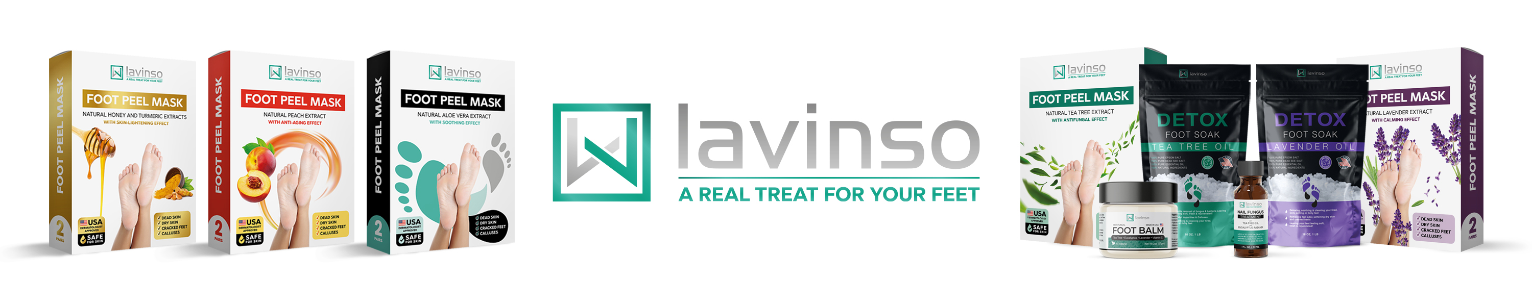 Lavinso Foot Peel Mask