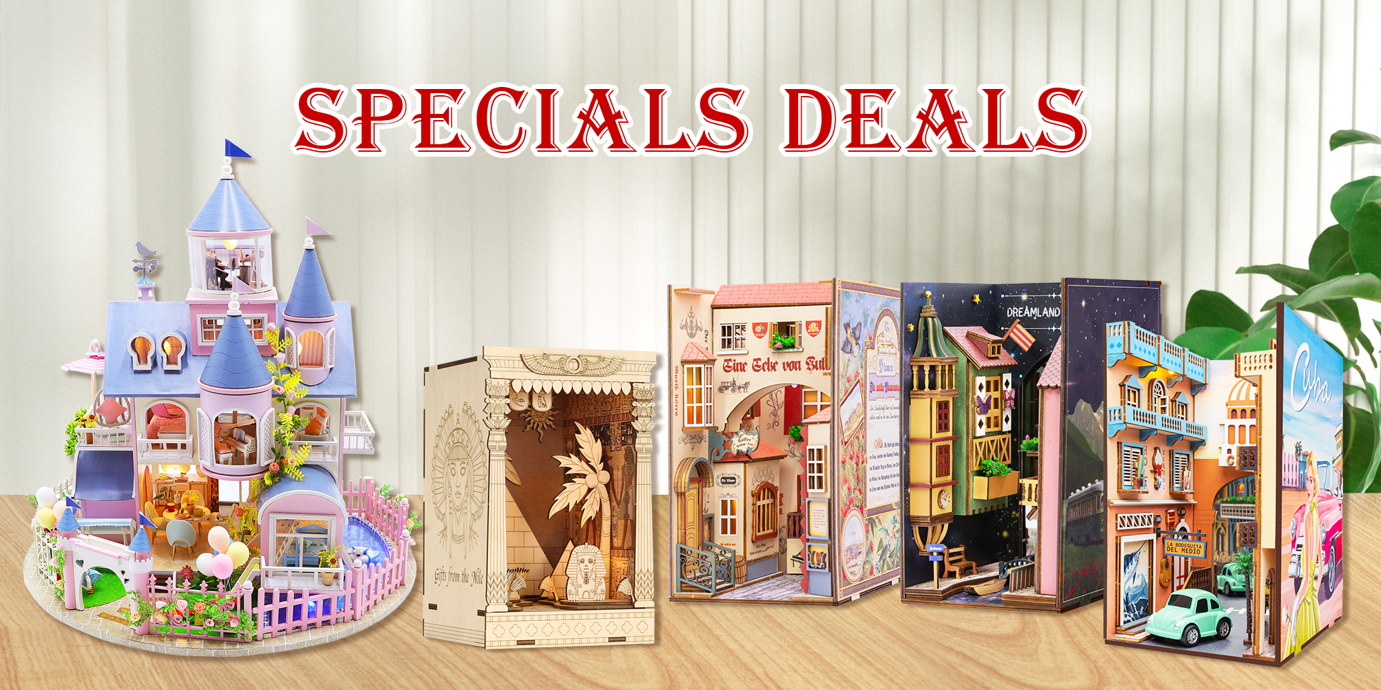 Fsolis DIY Dollhouse Clearance