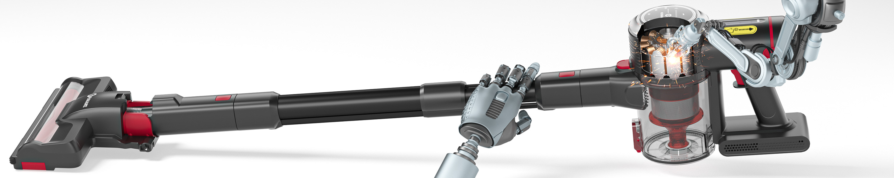 Amazon.ca NEQUARE Smart Cordless Vacuum