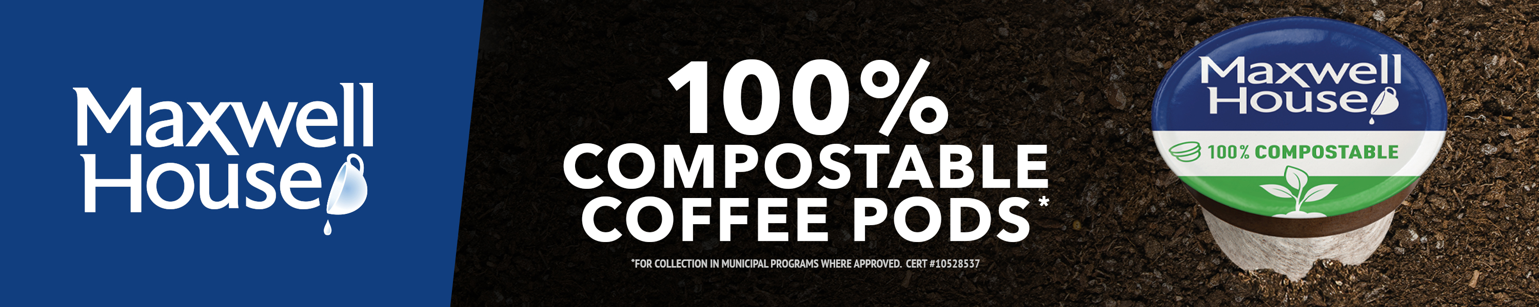 Amazon.ca Maxwell House 100 Compostable Coffee Pods
