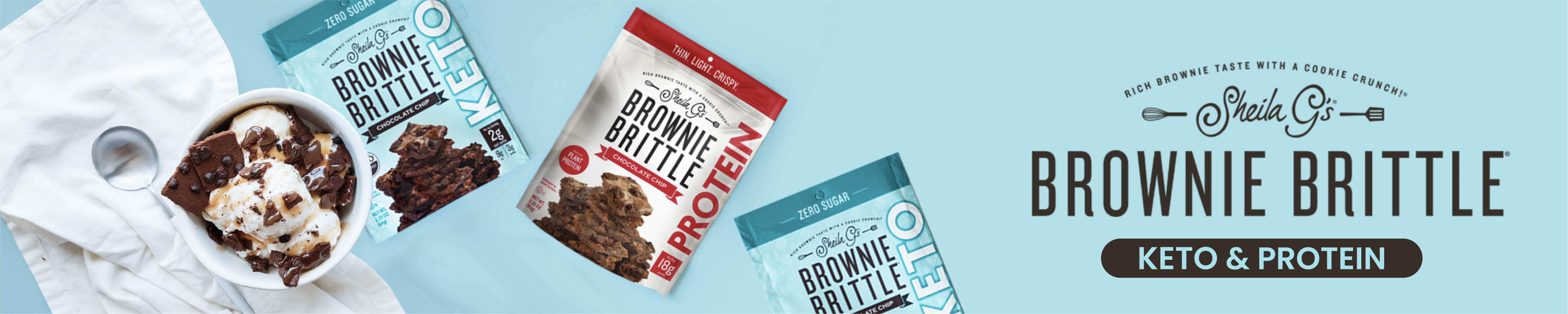 Sheila G's Brownie Brittle Keto & Protein
