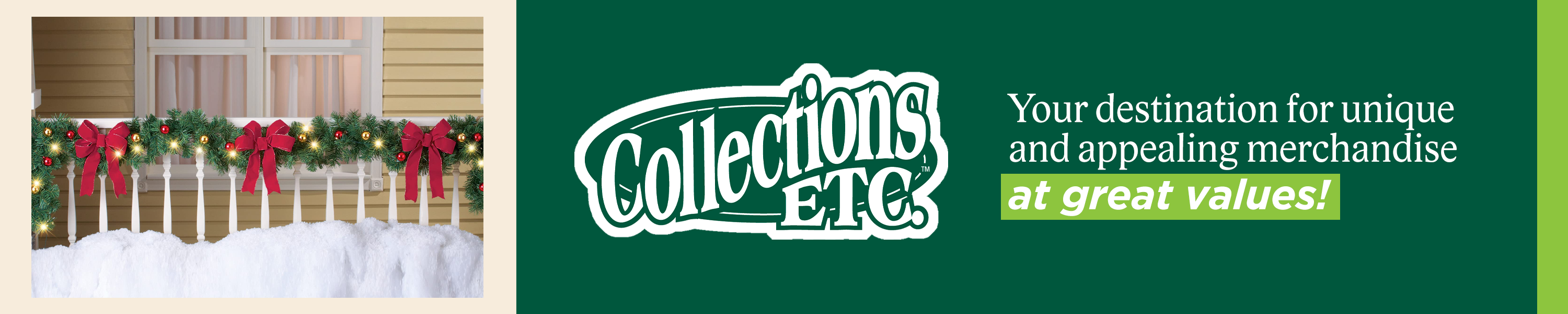 Collections Etc Christmas Wreaths, Garlands and Trees