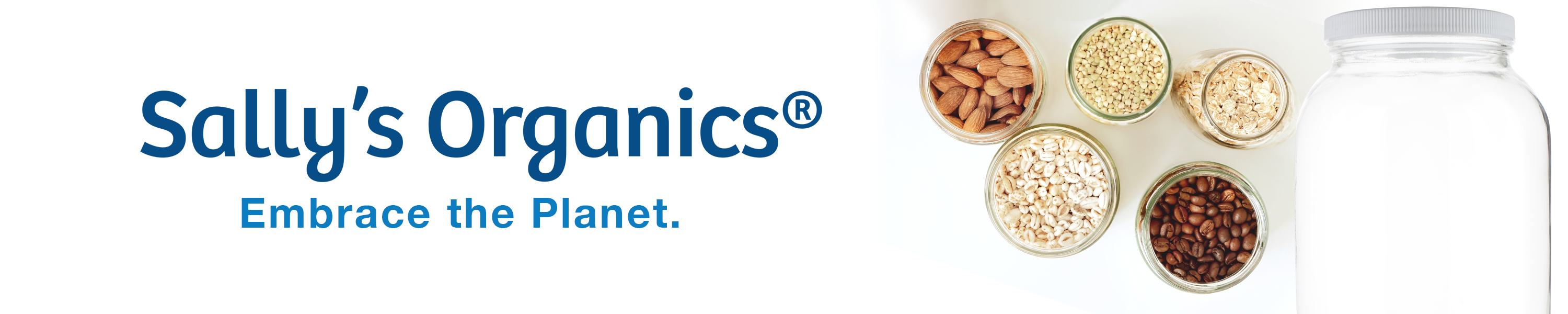 Sally's Organics Gallon Jars