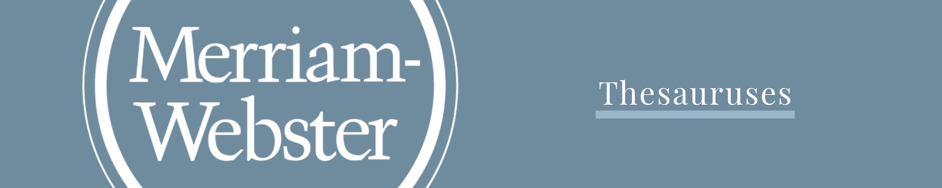 Amazon com: Merriam Webster: Thesauruses