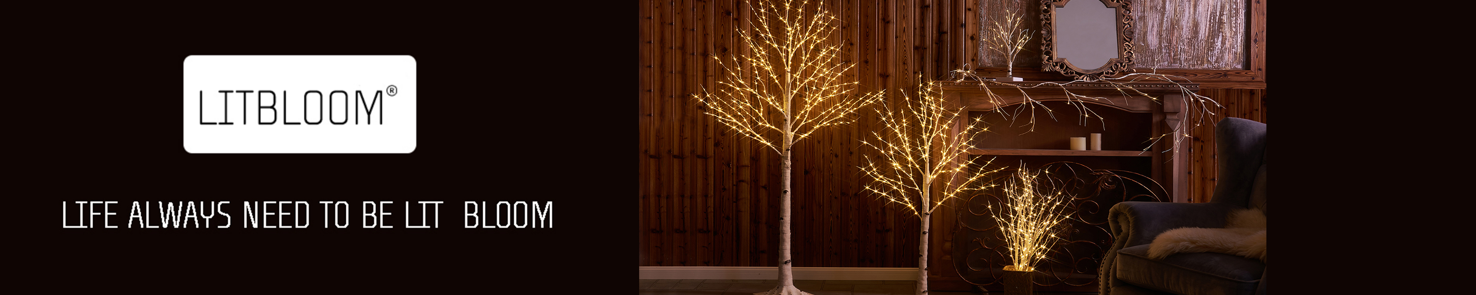 Lit Luster Tree Amazon.com: LITBLOOM: LIGHTED TREES