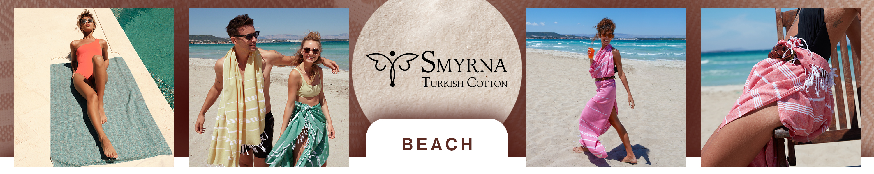 Smyrna Turkish Cotton Beach Towels