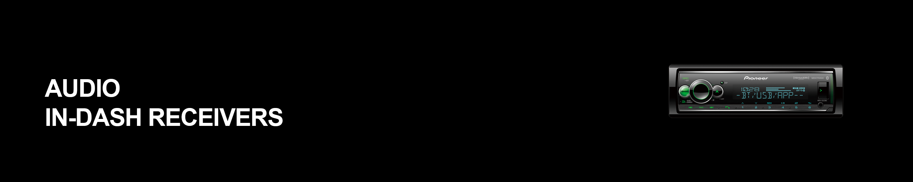 Pioneer Car Electronics Audio indash receivers