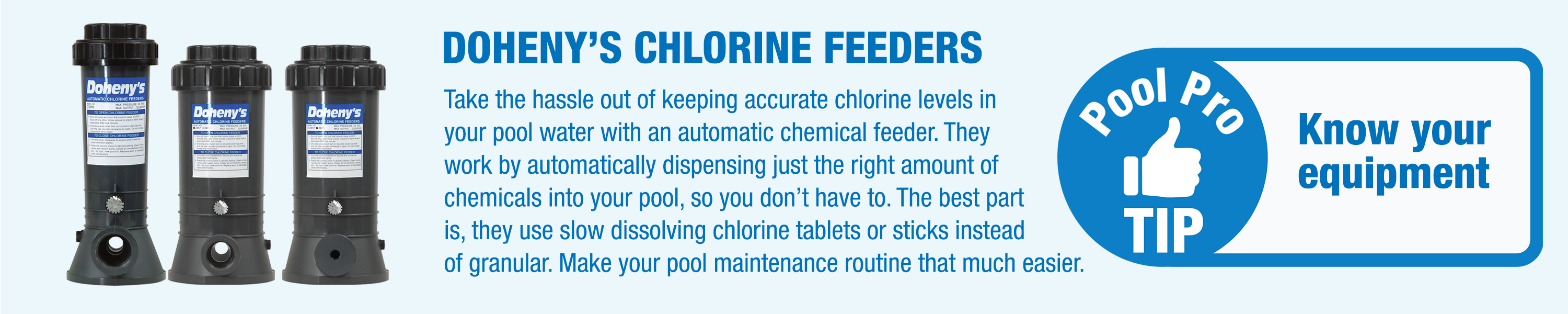 Doheny's Automatic Chlorine Feeders