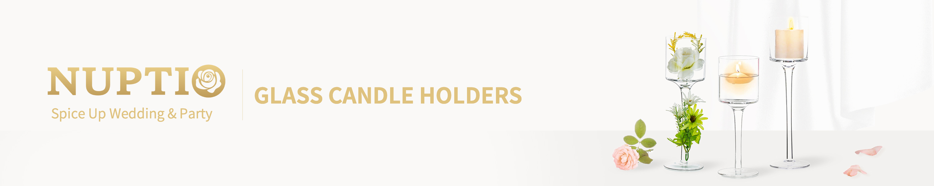 Amazon.ca NUPTIO GLASS CANDLE HOLDERS