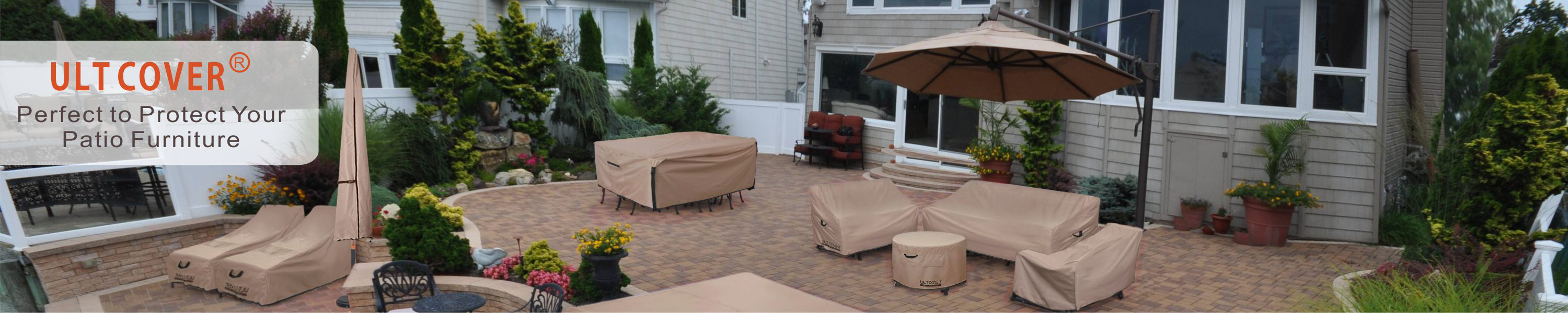 Amazon.ca ULTCOVER 35 inch Deep Sofa Cover