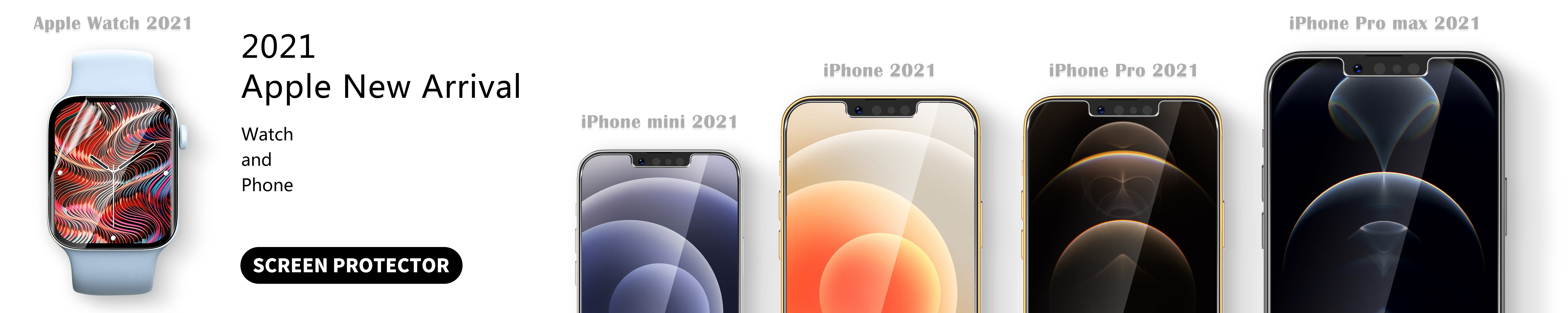 Amazon.ca BAZO Screen Protector iPhone 13 series set