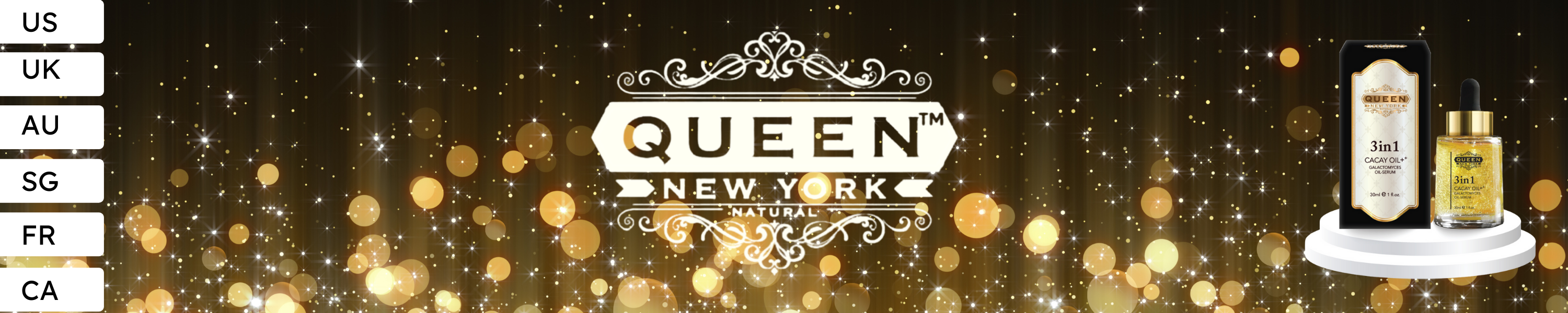 QUEEN NATURAL NEW YORK Queen 3in1 cacay oil