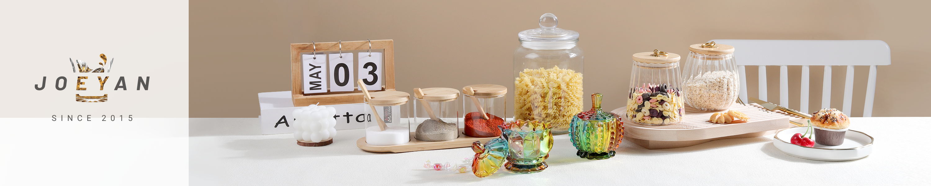 Joeyan Glassware Jars and canisters