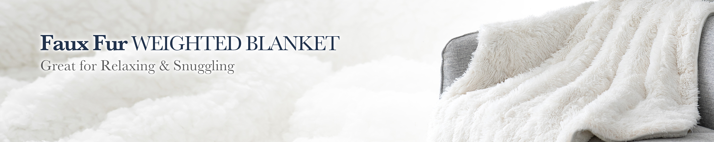 Amazon.ca BUZIO Faux Fur Weighted Blanlet