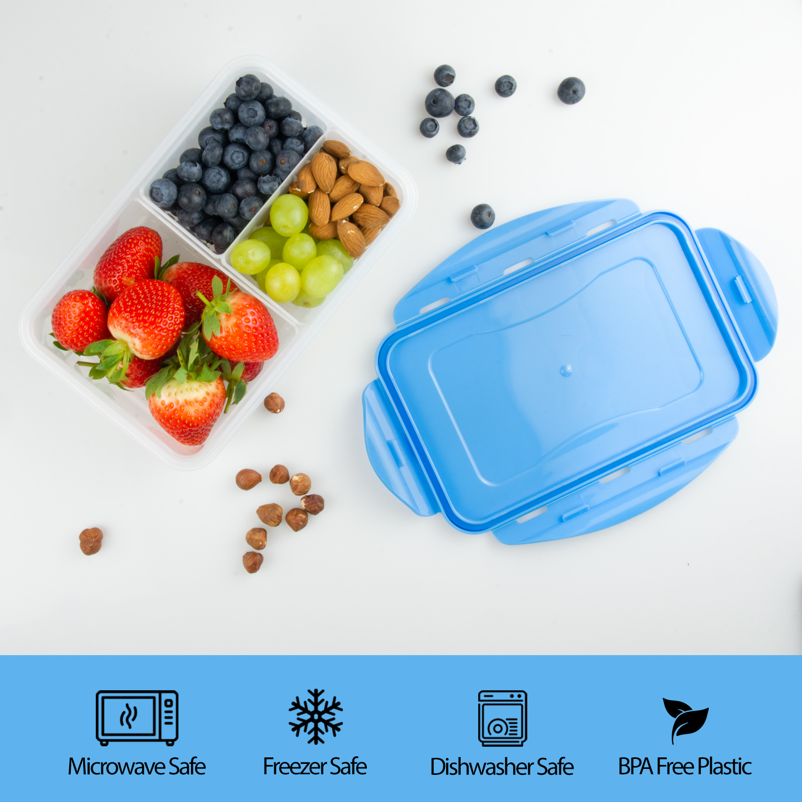 By Caleb Company Pink Bento Box