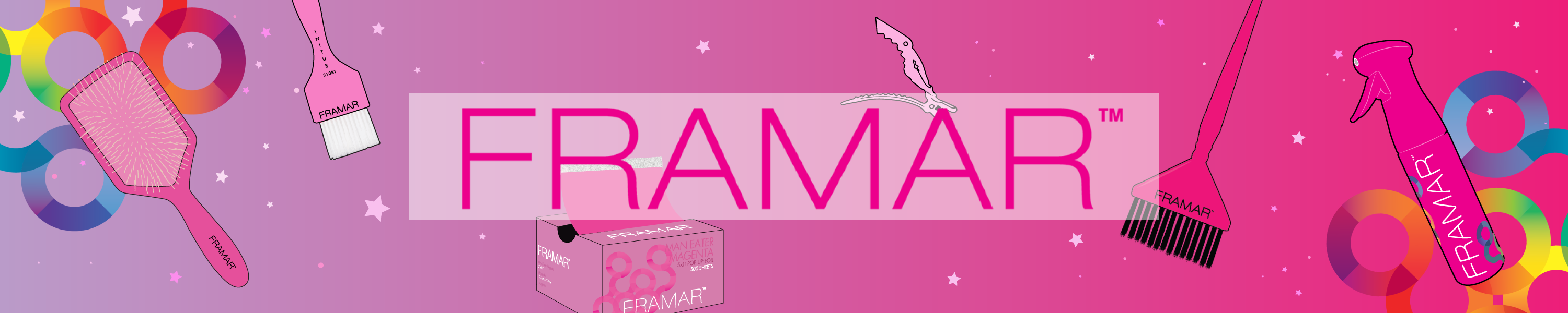 FRAMAR Hair Color Brushes