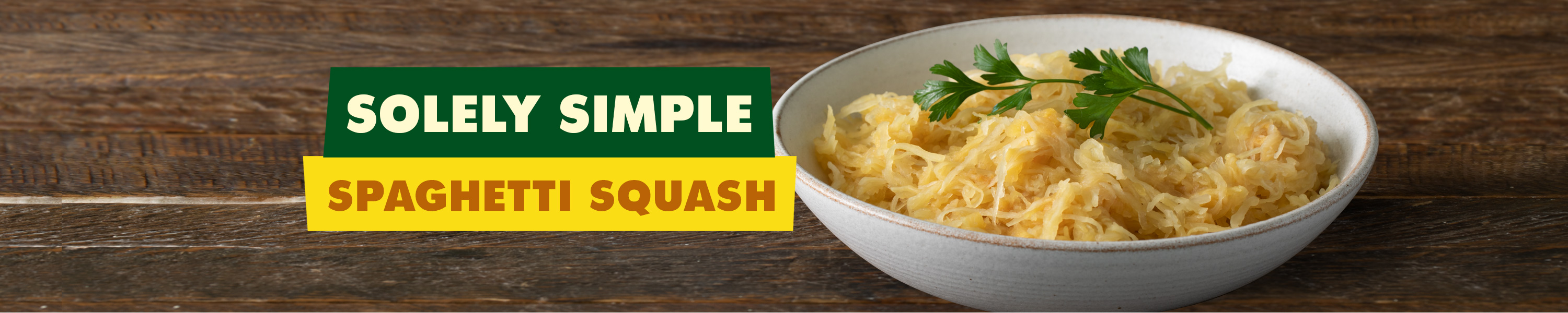SOLELY organic spaghetti squash