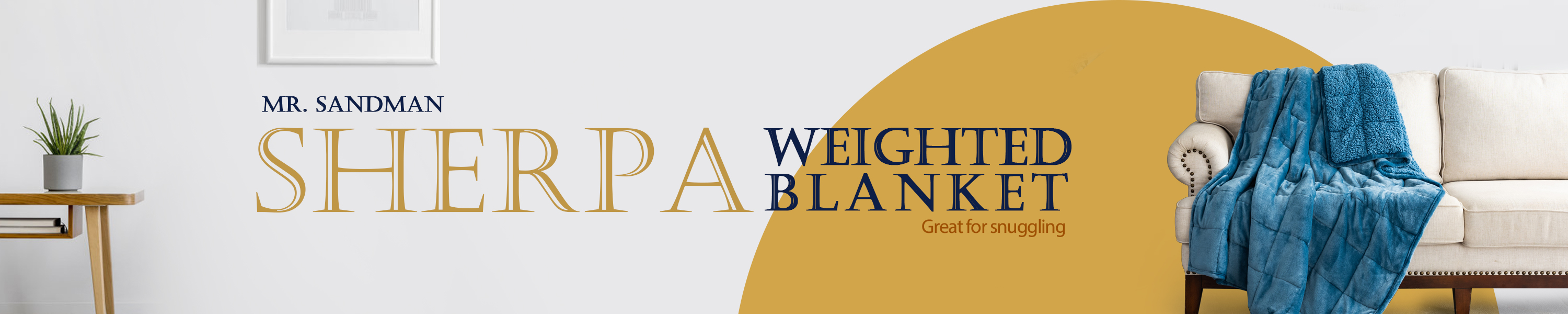 Amazon.ca Mr.Sandman Sherpa Weighted Blanket