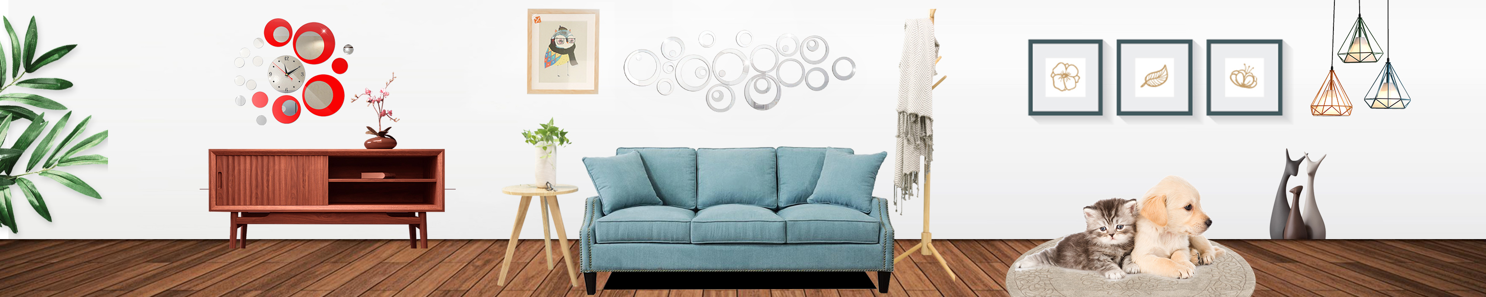 HOODDEAL WALL MIRRORS STICKERS