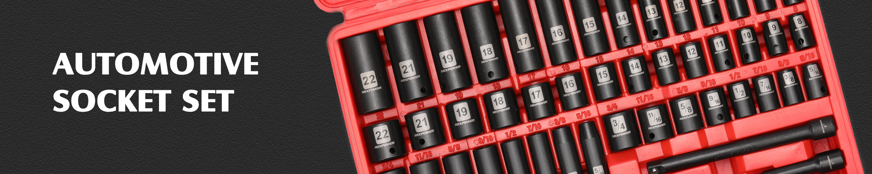 MIXPOWER AUTOMOTIVE SOCKET SET