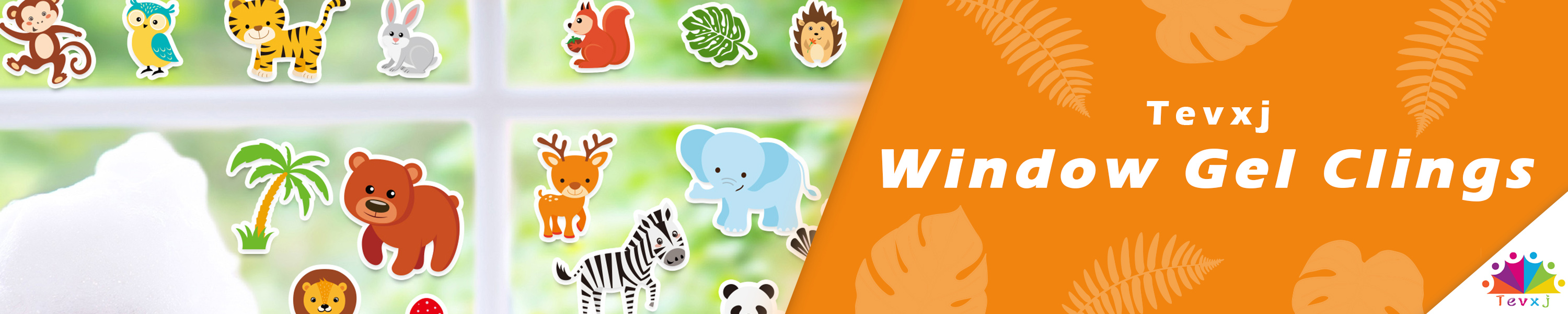 Tevxj Window Gel Clings