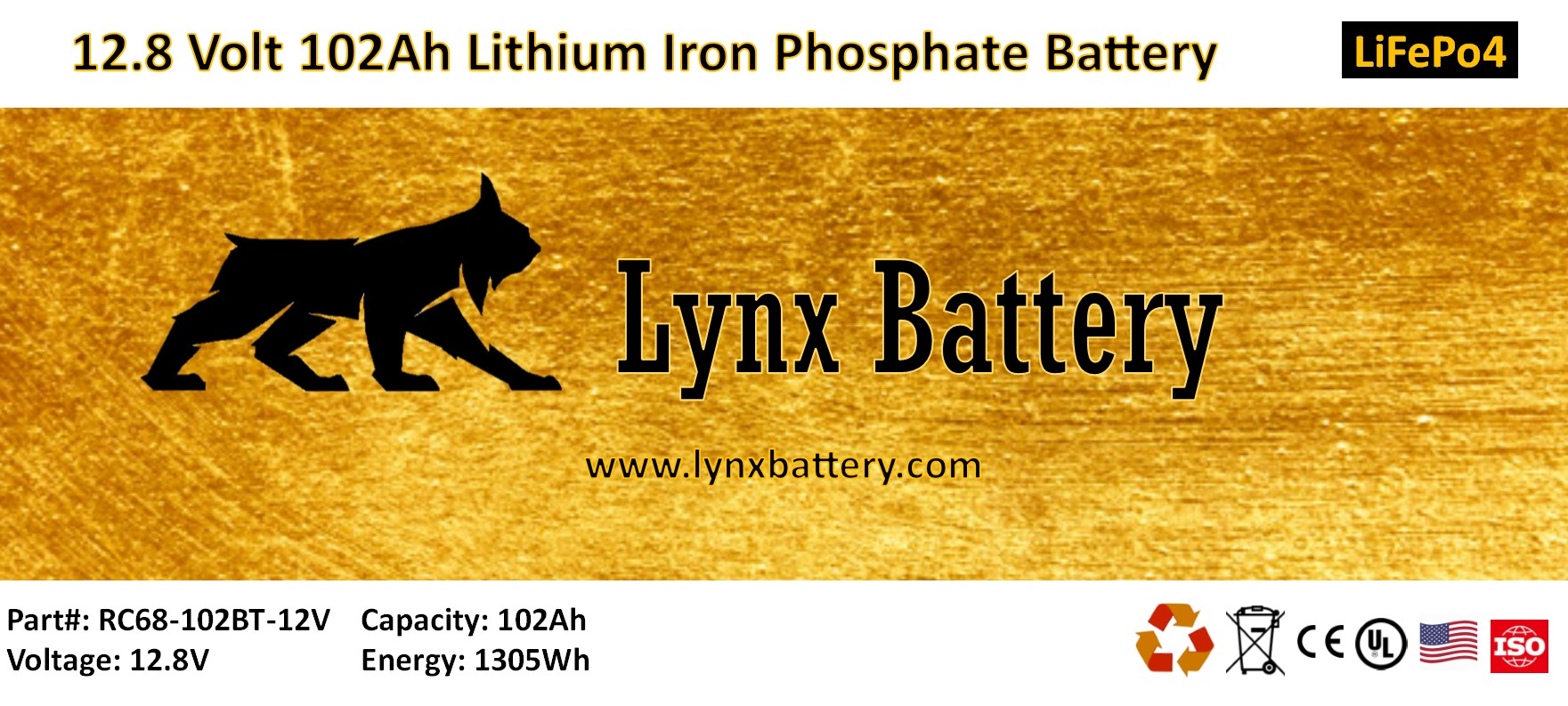 Amazon.com: Lynx Battery, Lithium Power: Prismatic Cells