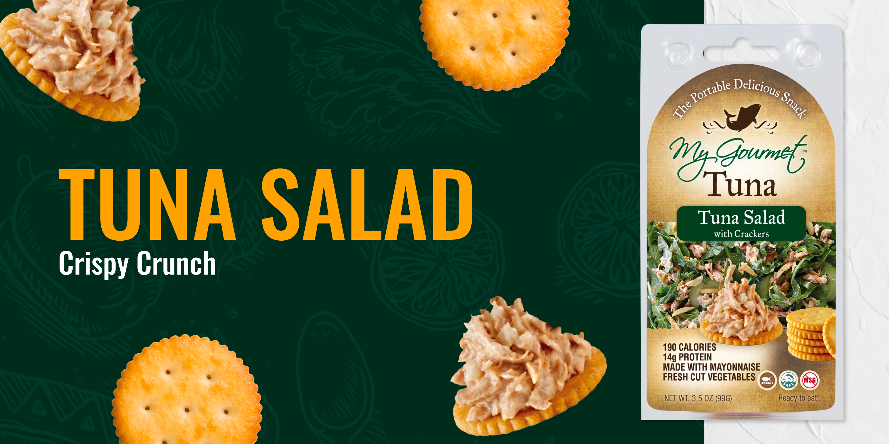 My Gourmet Tuna Snack Pack