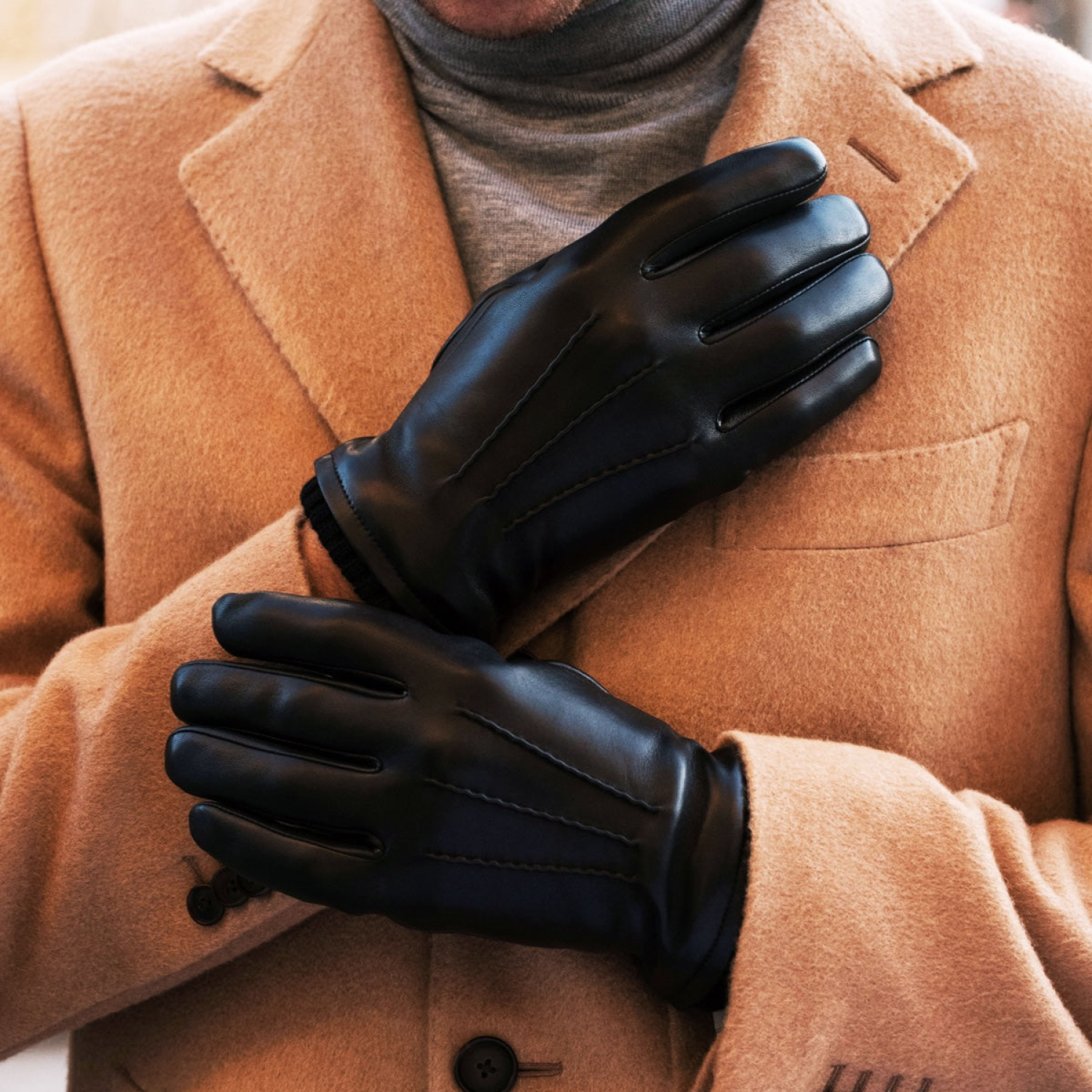 fratelli handschuhe Orsini : Men's winter gloves Color:Pebble Grey De beste elektrische fietsen blau