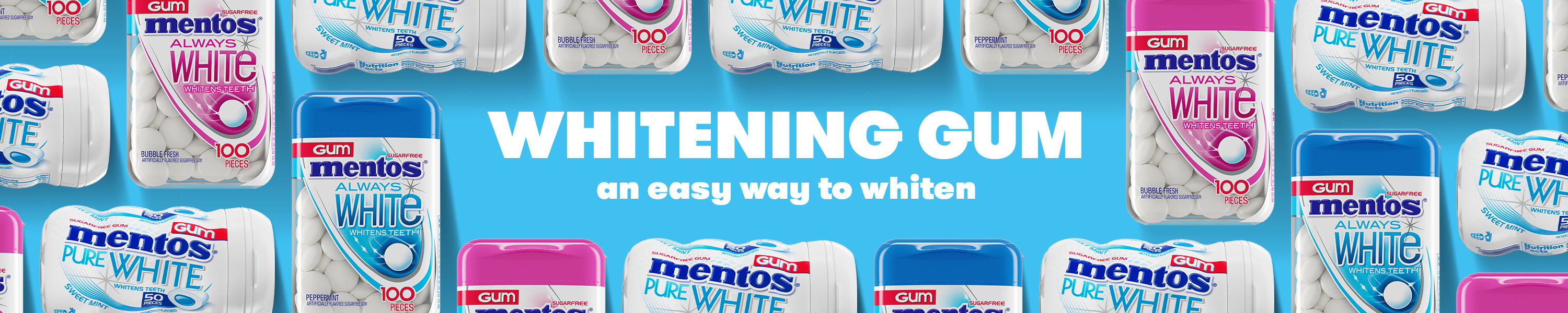 Mentos Whitening Gum