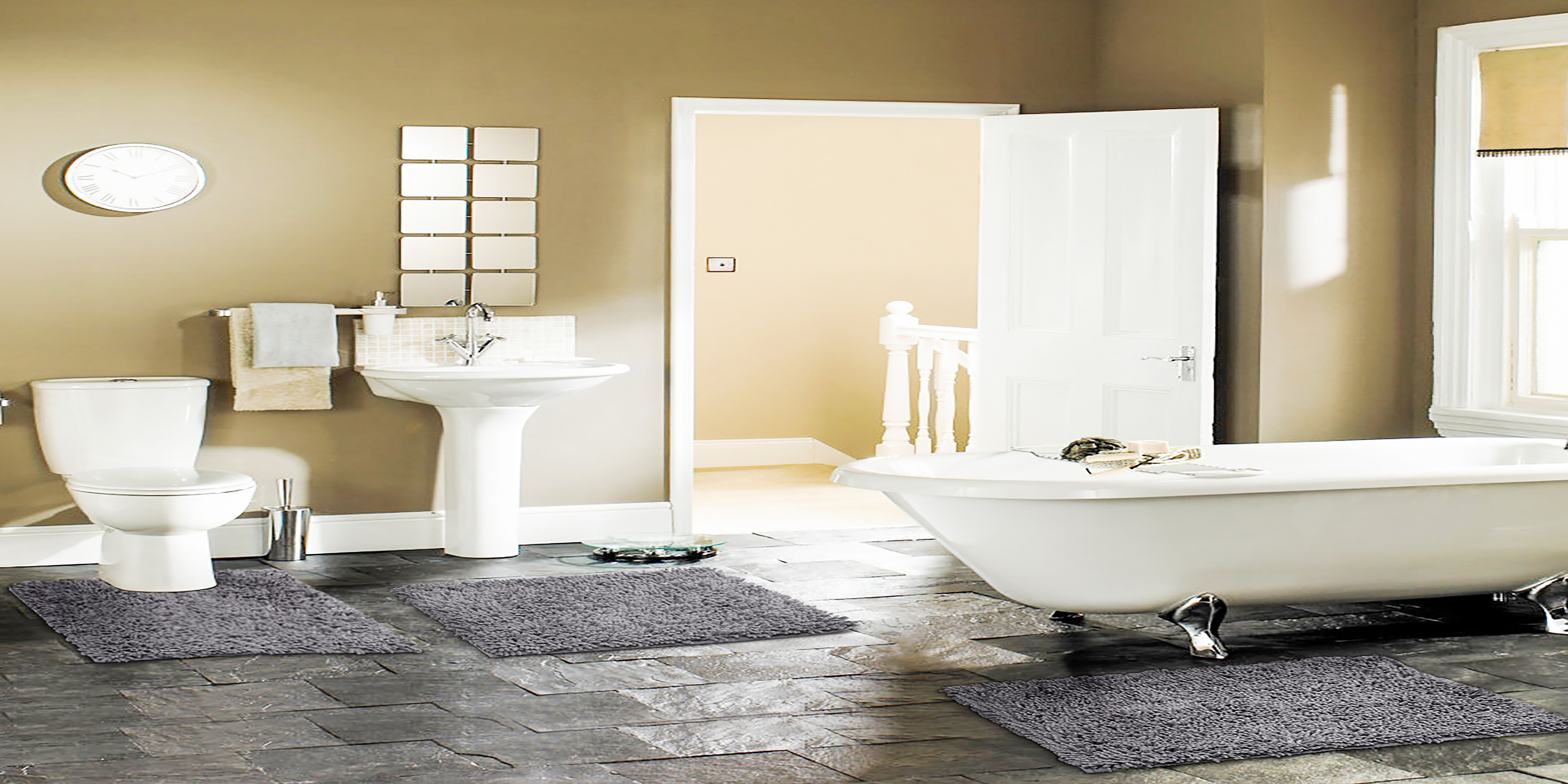 Amazon.com: HOMEIDEAS CA: BATH MAT