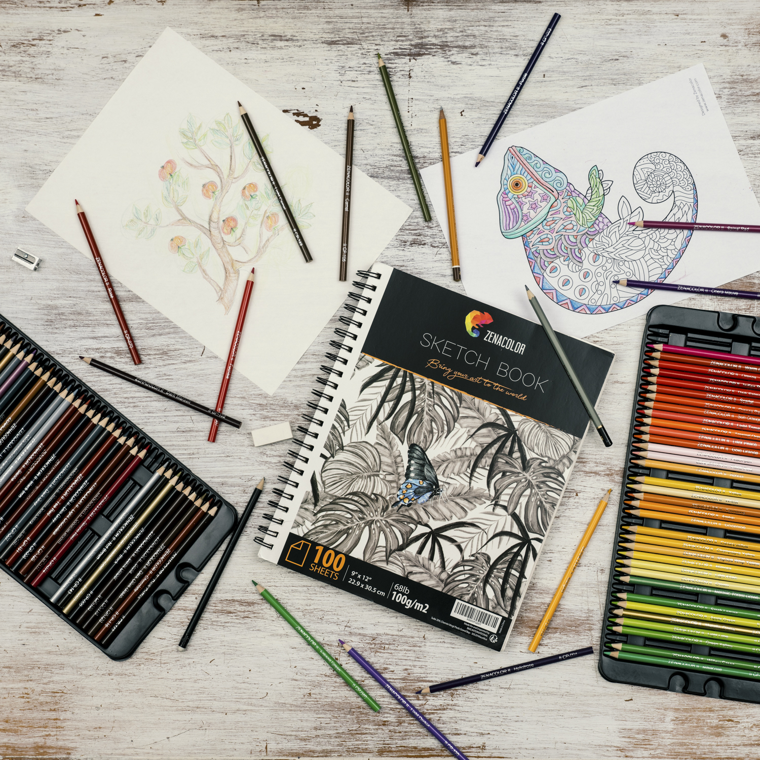 Zenacolor unleash your creativity PENCILS