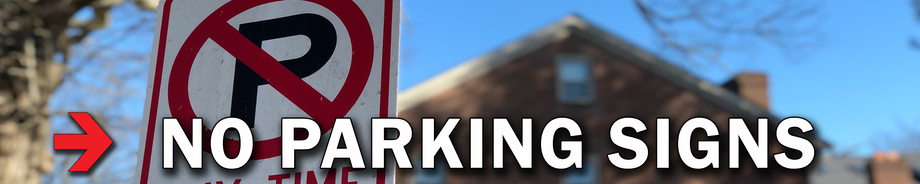 STOP Signs And More No Parking Signs