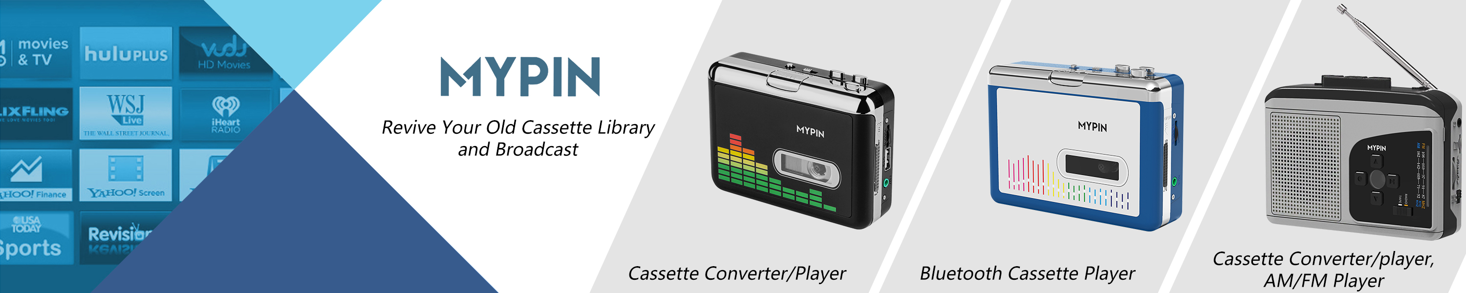 MYPIN Cassette Player