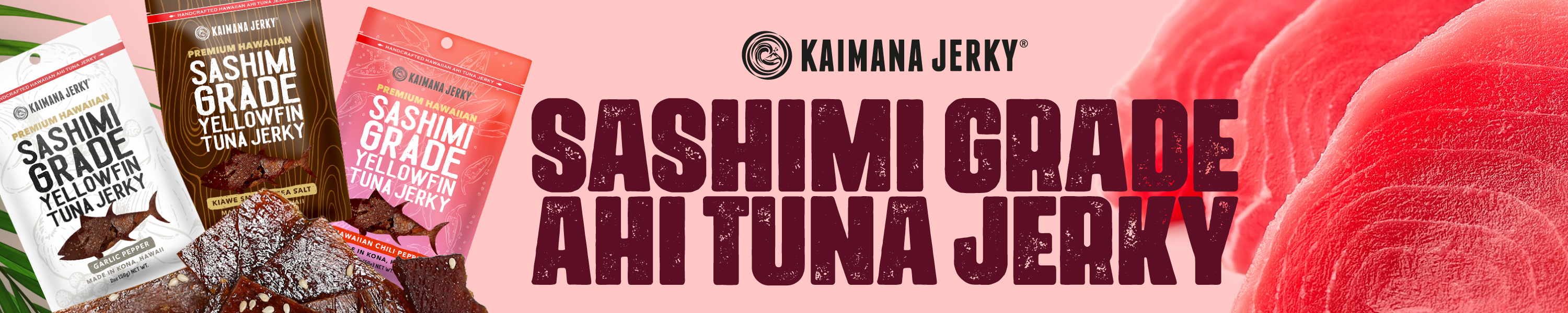 Kaimana Jerky Sashimi Grade Tuna Jerky