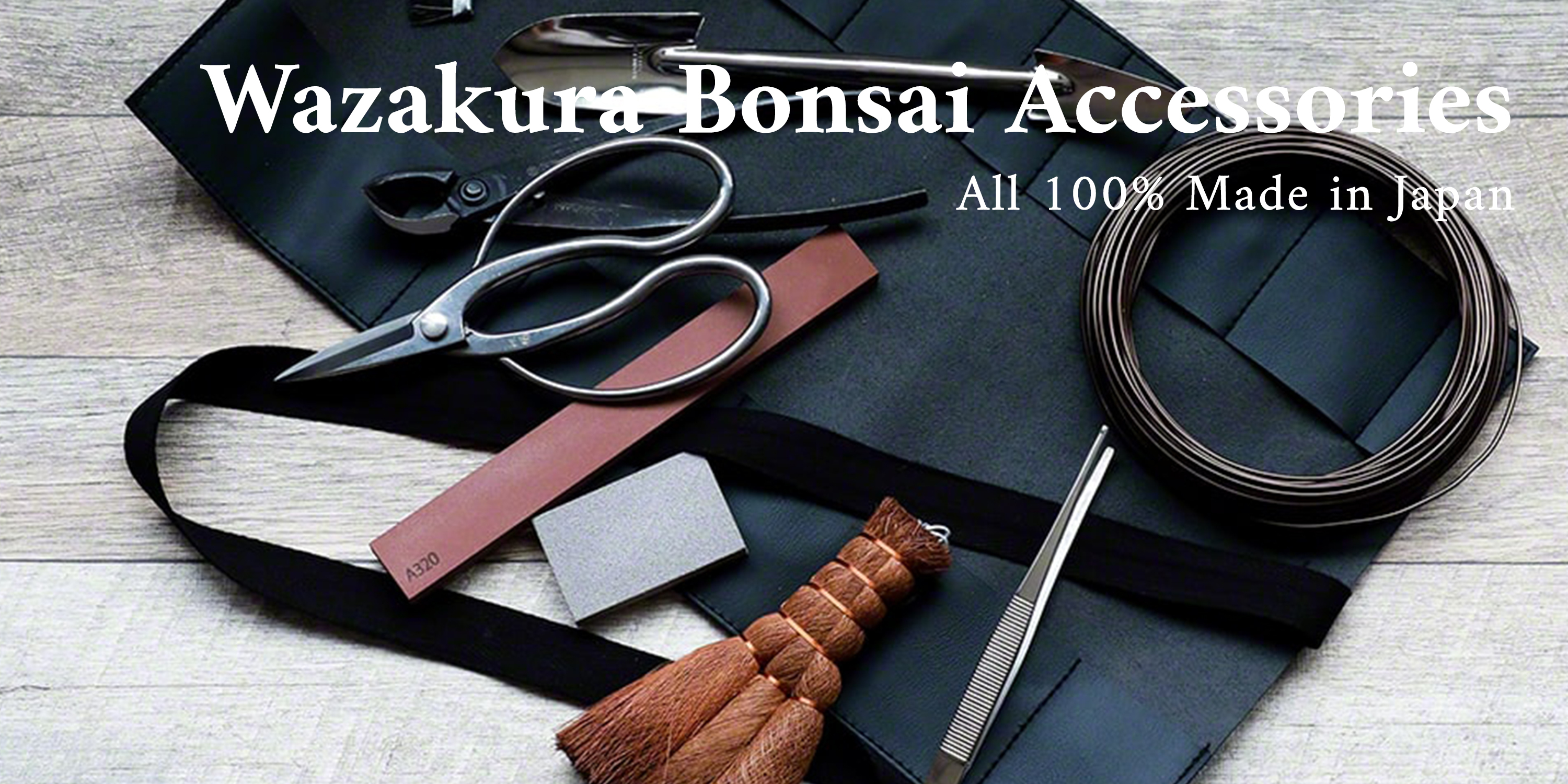 Wazakura Hanafubuki Bonsai-Schere & Rostradierer Set – Made In Japan, 210 Mm, Für Präzises Schneiden