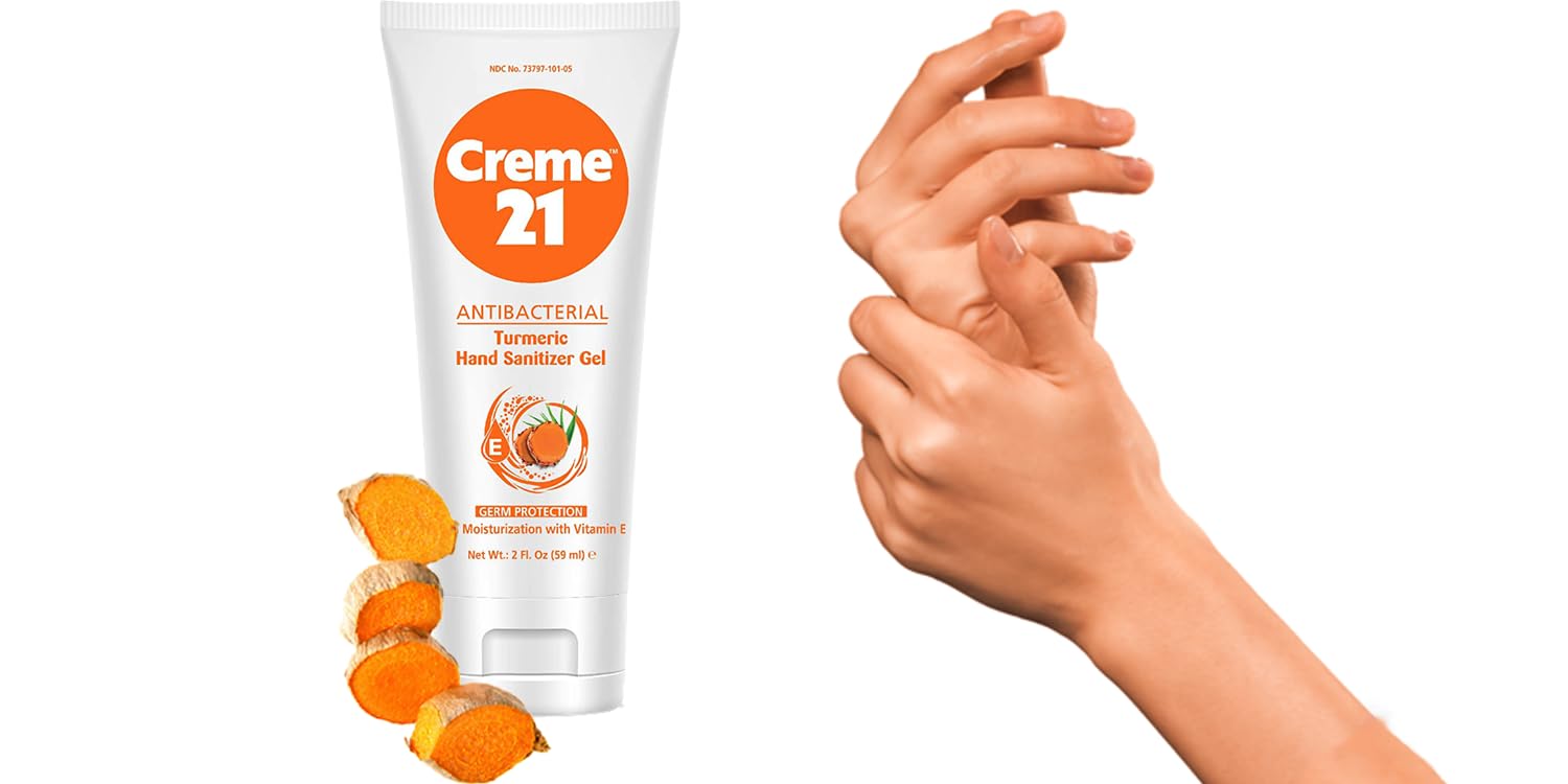 Amazon.com: Creme21 : Turmeric Hand Sanitizer Gel