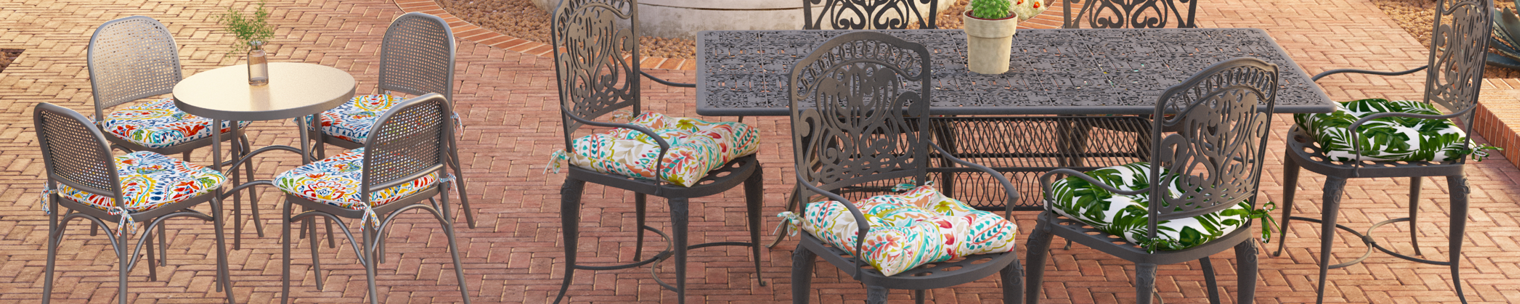 LVTXIII Round Bistro Cushions