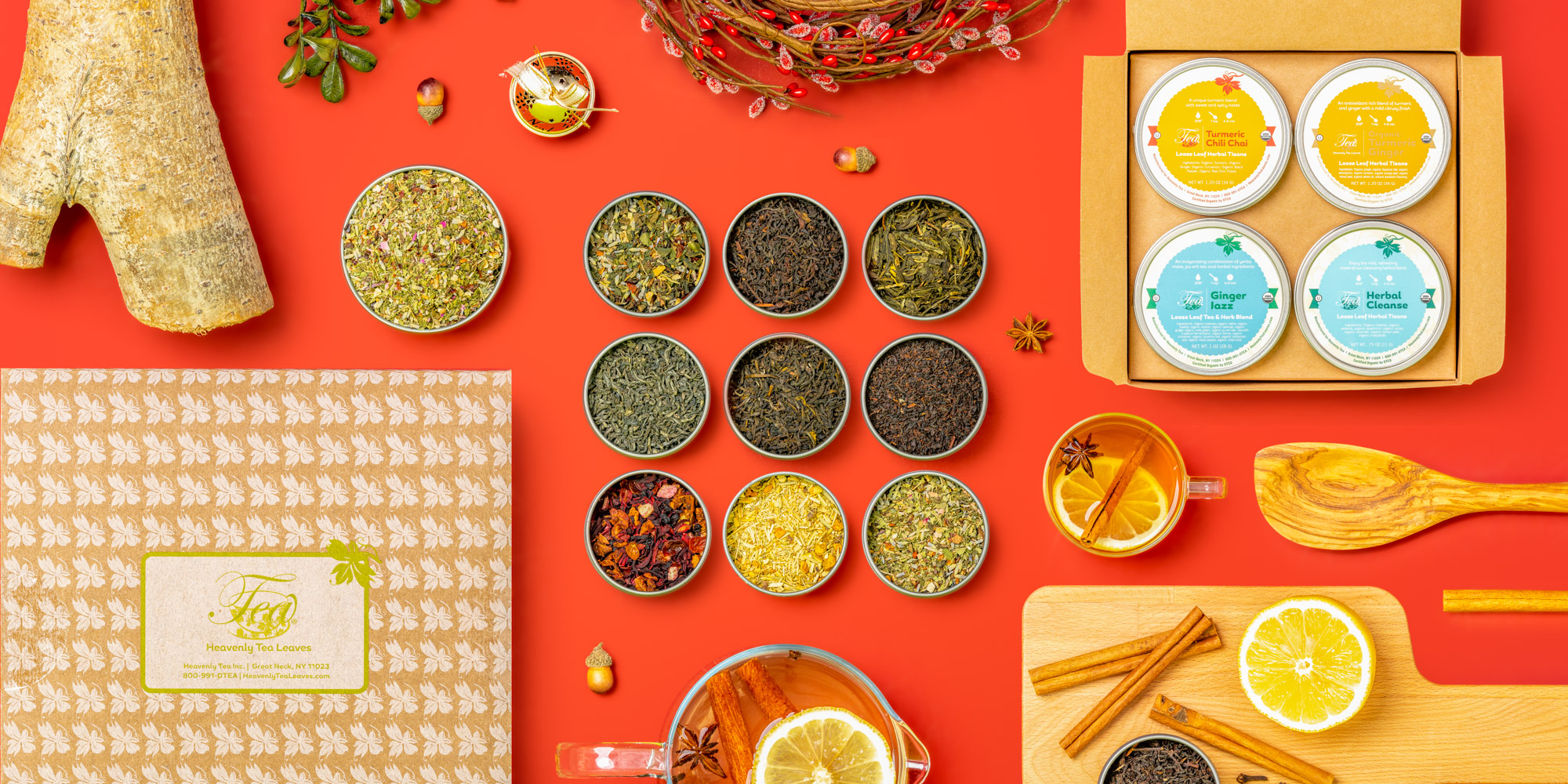 Heavenly Tea Leaves Organic Tea Samplers