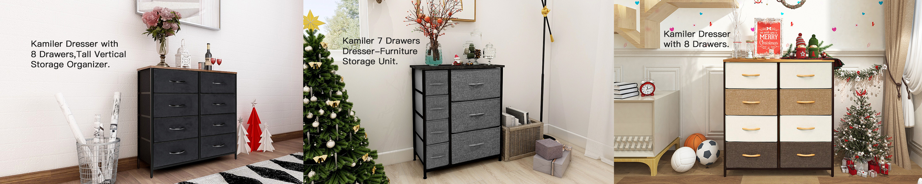 Kamiler 8Drawer Dresser