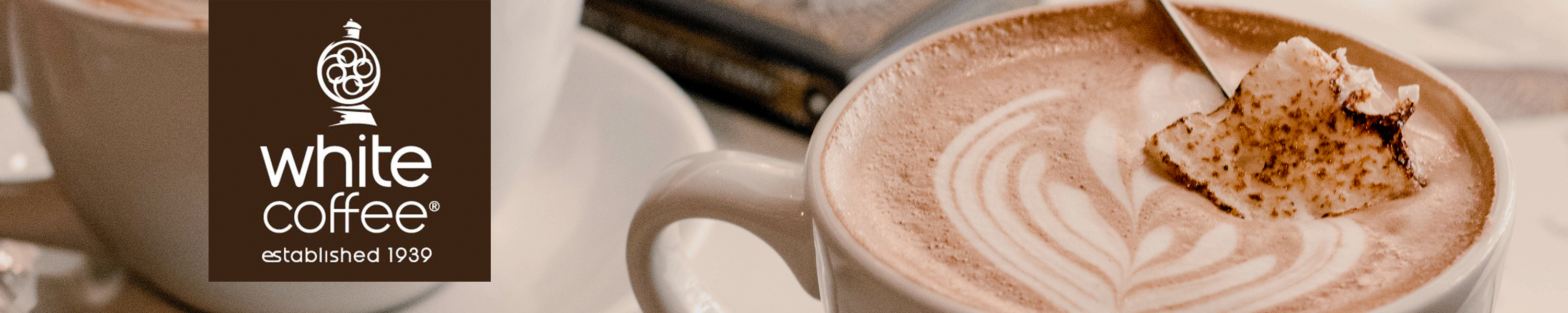 White Coffee Ground Coffee