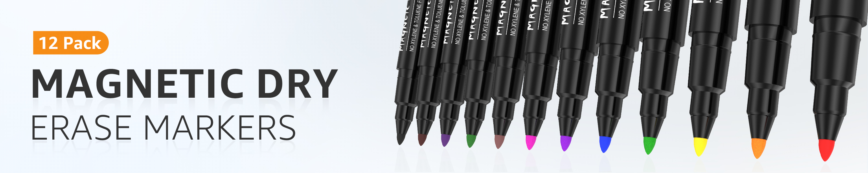 JR.WHITE DRY ERASE MARKERS