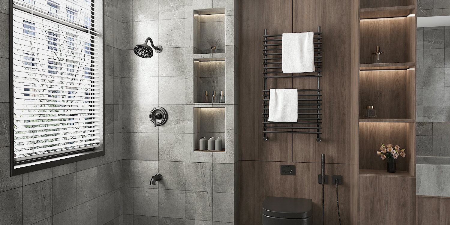 DAYONE Shower Faucet with Tub Spout