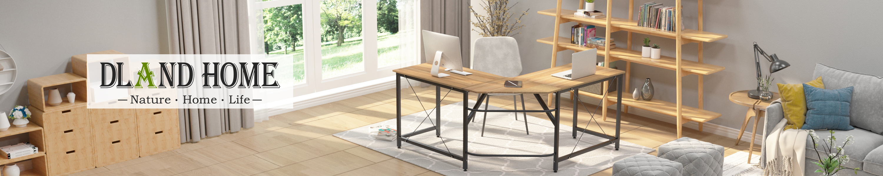 DlandHome Corner Desk