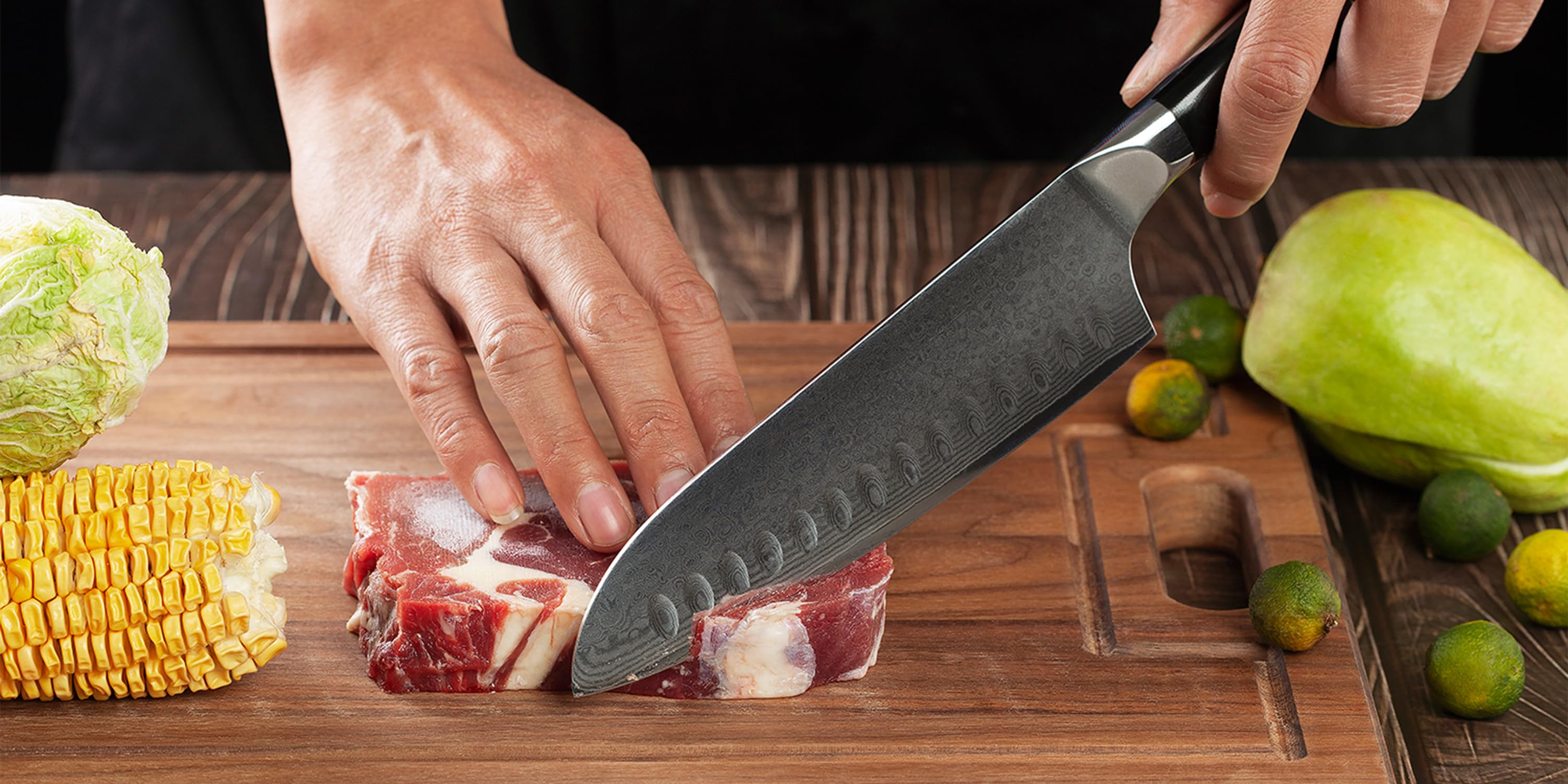 Amazon.com: ZINPLE: Damascus Knife