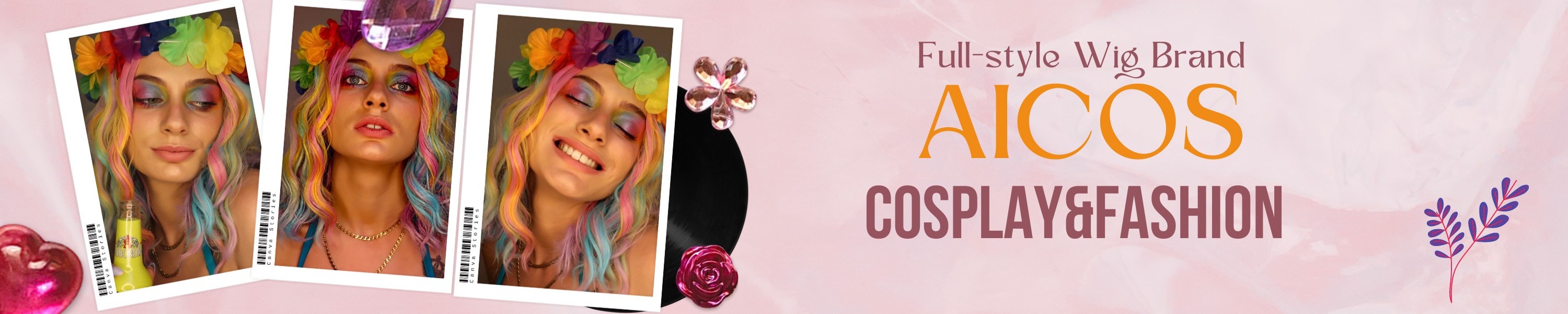 Aicoswig Men's Costume Wig