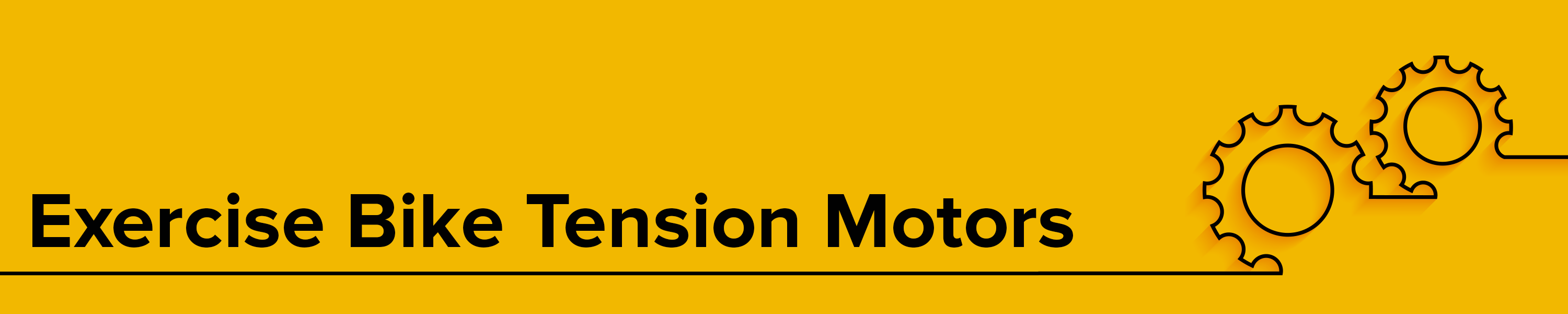 TreadLife Fitness Exercise Bike Tension Motors