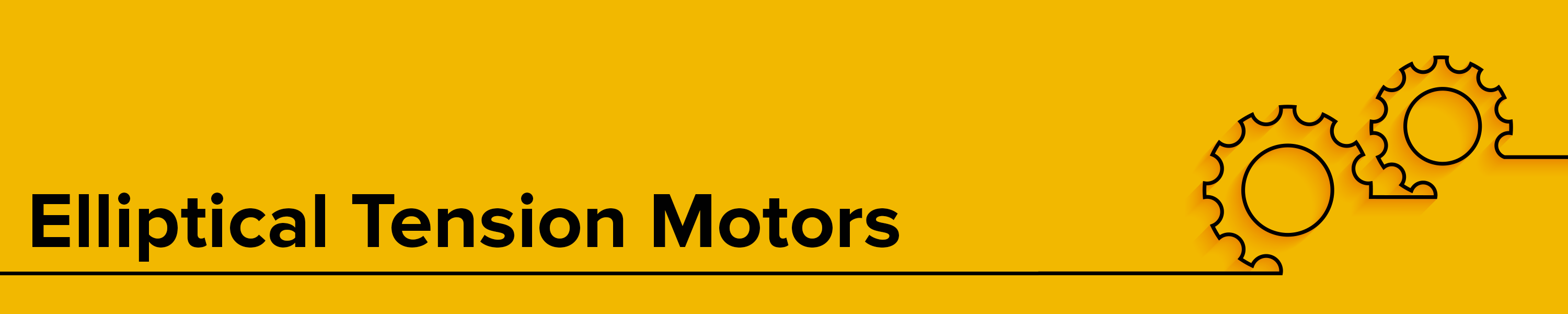 TreadLife Fitness Elliptical Tension Motors